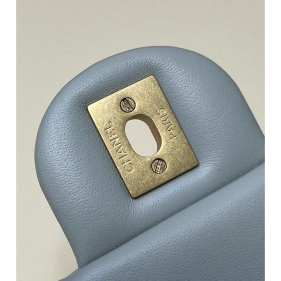 Miglior Falso Borsa piccola con patta blu AS4041 Economiche Premium