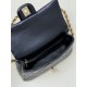 Perfette Qualità Repliche Borsa piccola con patta con manico superiore nera AS4023 Imitazione
