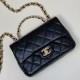 Perfette Qualità Repliche Borsa piccola con patta con manico superiore nera AS4023 Imitazione