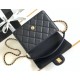 Migliore Repliche Borsa piccola con patta con manico superiore AS4038 Nera Economiche Outlet Online