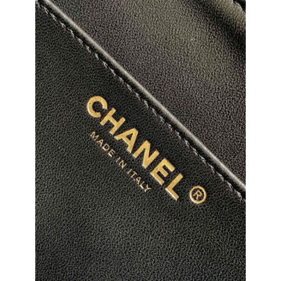 Migliore Repliche Borsa piccola con patta con manico superiore AS4038 Nera Economiche Outlet Online