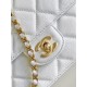 Perfette Qualità Repliche Borsa piccola con patta e manico superiore AS4038 Bianco Imitazione