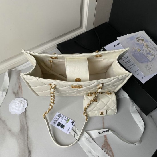 Replica perfetta Borsa piccola AS4940 Bianco Imitazione Outlet Online