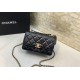 Miglior Falso Borsa Vintage con patta nera AS2615 Economiche Premium