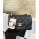 Miglior Falso Borsa Vintage con patta nera AS2615 Economiche Premium