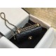 Miglior Falso Borsa Vintage con patta nera AS2615 Economiche Premium