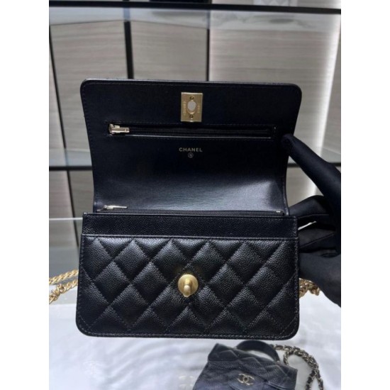 Repliche Portafoglio Woc Chain AP3201 nero Imitazioni Premium Miglior Falso Portafoglio Woc Chain AP3201 nero Economiche Premium