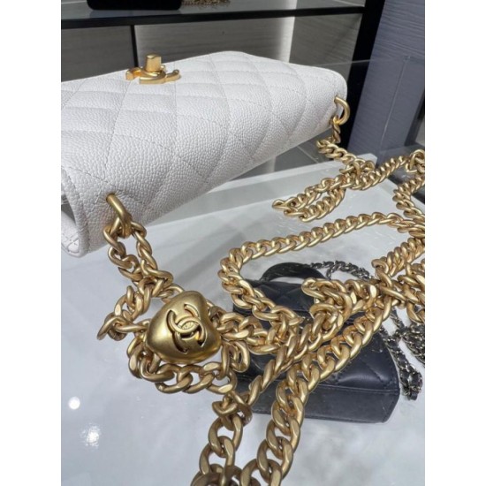 Miglior Falso Woc Chain Wallet AP3201 Bianco Economiche Premium