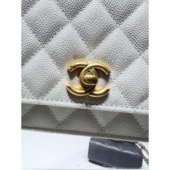 Miglior Falso Woc Chain Wallet AP3201 Bianco Economiche Premium