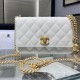 Miglior Falso Woc Chain Wallet AP3201 Bianco Economiche Premium