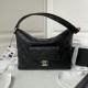 Miglior Falso Borsa hobo in pelle di vitello piccola nera AS4347 Economiche Premium
