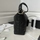 Miglior Falso Borsa hobo in pelle di vitello piccola nera AS4347 Economiche Premium