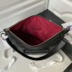 Miglior Falso Borsa hobo in pelle di vitello piccola nera AS4347 Economiche Premium