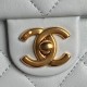 Miglior Falso Borsa piccola con patta in pelle di agnello AS5167 Azzurro Economiche Premium