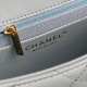Miglior Falso Borsa piccola con patta in pelle di agnello AS5167 Azzurro Economiche Premium