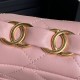 Miglior Falso Borsa piccola con patta in pelle di agnello AS5167 Rosa Economiche Premium