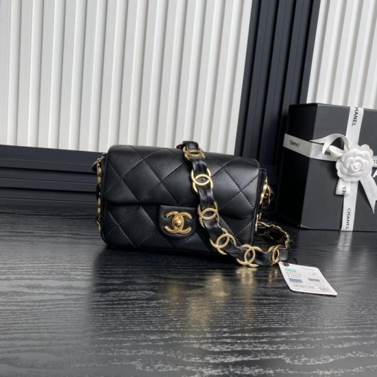 Replica perfetta Borsa piccola con patta in pelle di agnello AS5174 Imitazione Outlet Online