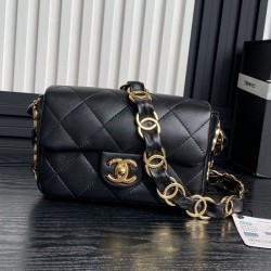 Replica perfetta Borsa piccola con patta in pelle di agnello AS5174 Imitazione Outlet Online
