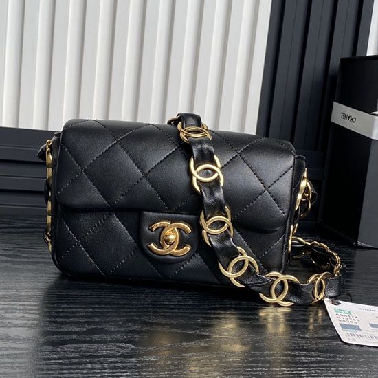 Replica perfetta Borsa piccola con patta in pelle di agnello AS5174 Imitazione Outlet Online