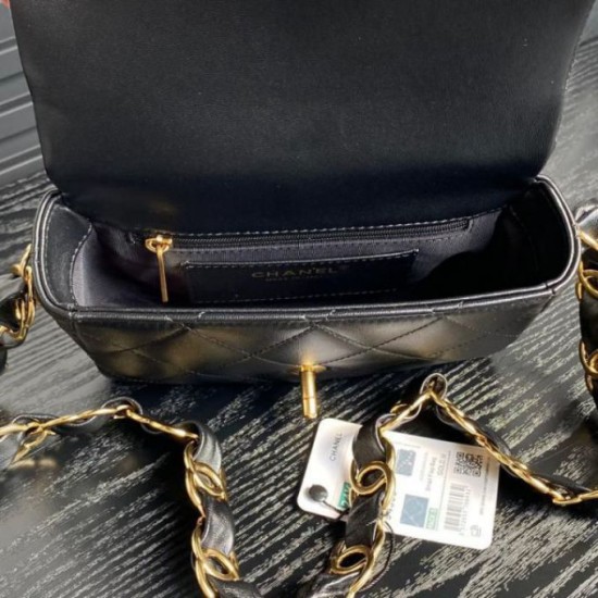 Replica perfetta Borsa piccola con patta in pelle di agnello AS5174 Imitazione Outlet Online