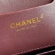 Replica perfetta 24B Clutch con catena Vanity AS5038/AS5036 Borgogna Imitazione Outlet Online