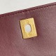 Replica perfetta 24B Clutch con catena Vanity AS5038/AS5036 Borgogna Imitazione Outlet Online