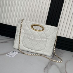 Migliore Repliche 24B Clutch con catena Vanity AS5038/AS5036 Beige Economiche Outlet Online