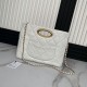 Migliore Repliche 24B Clutch con catena Vanity AS5038/AS5036 Beige Economiche Outlet Online