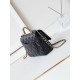 Replica perfetta 24B Borsa con manico a catena oro AS5043 Nero Imitazione Outlet Online