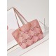 Migliore Repliche Maxi Shopping Raffia Coco Beach Borsa AS4576 Rosa Economiche Outlet Online