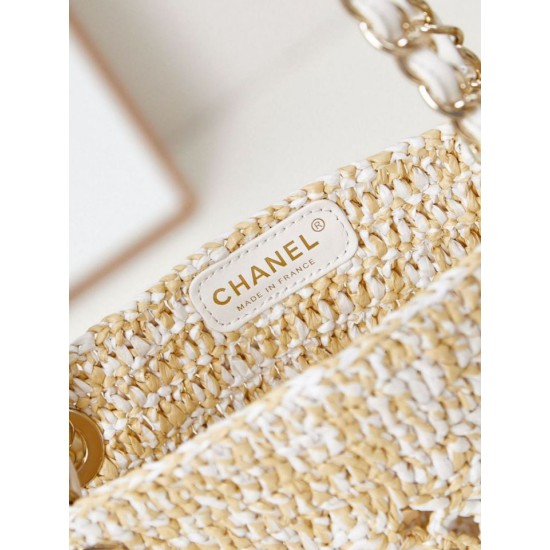 Replica perfetta Maxi Shopping Raffia Coco Beach Borsa AS4576 Beige Imitazione Outlet Online