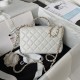Replica perfetta 23P Borsa a patta piccola AS4140 Nero Imitazione Outlet Online