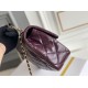 Miglior Falso Mini flap Borsa con manico superiore Borsa AS5043/AS5032 Borgogna Economiche Premium