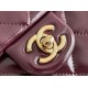 Miglior Falso Mini flap Borsa con manico superiore Borsa AS5043/AS5032 Borgogna Economiche Premium