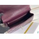 Miglior Falso Mini flap Borsa con manico superiore Borsa AS5043/AS5032 Borgogna Economiche Premium