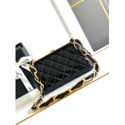 Migliore Repliche Borsa piccola con manico superiore AS4959 Nero Economiche Outlet Online