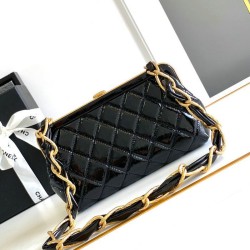 Migliore Repliche Borsa piccola con manico superiore AS4959 Nero Economiche Outlet Online