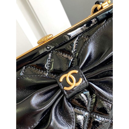 Migliore Repliche Borsa piccola con manico superiore AS4959 Nero Economiche Outlet Online