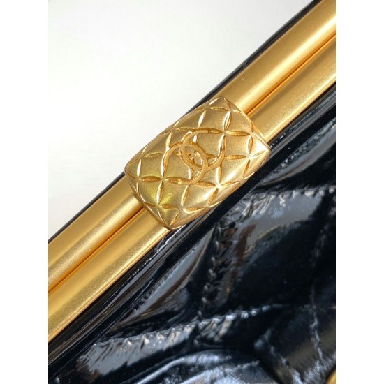 Migliore Repliche Borsa piccola con manico superiore AS4959 Nero Economiche Outlet Online