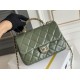 Replica perfetta Mini flap Borsa con manico superiore Borsa AS5043/AS5032 Verde Imitazione Outlet Online