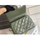 Replica perfetta Mini flap Borsa con manico superiore Borsa AS5043/AS5032 Verde Imitazione Outlet Online