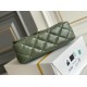 Replica perfetta Mini flap Borsa con manico superiore Borsa AS5043/AS5032 Verde Imitazione Outlet Online