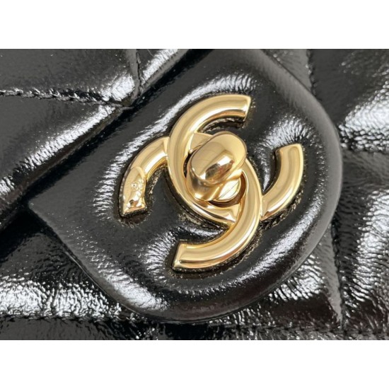 Miglior Falso Mini flap Borsa con manico superiore Borsa AS5043/AS5032 Nero Economiche Premium