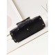 Miglior Falso 24A Maxi Bowling Borsa Washed Denim AS4812 Nero Economiche Premium