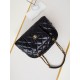 Miglior Falso 24A Maxi Bowling Borsa Washed Denim AS4812 Nero Economiche Premium