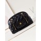 Miglior Falso 24A Maxi Bowling Borsa Washed Denim AS4812 Nero Economiche Premium