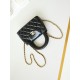 Replica perfetta 23K Kelly Mini shopping Borsa AS4416 Nero Imitazione Outlet Online