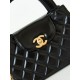 Replica perfetta 23K Kelly Mini shopping Borsa AS4416 Nero Imitazione Outlet Online