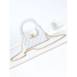 Miglior Falso 23K Kelly Mini shopping Borsa AS4416 Bianco Economiche Premium