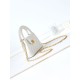 Miglior Falso 23K Kelly Mini shopping Borsa AS4416 Bianco Economiche Premium